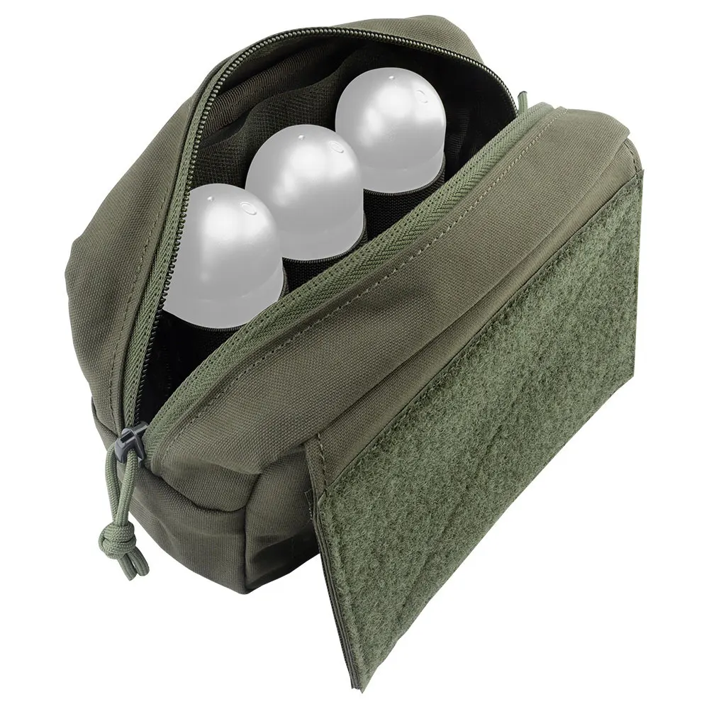 Bolsa táctica MOLLE MK4 para pechera con doble cremallera rápida - imagen 4