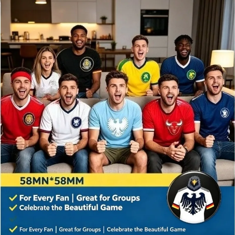Pin broche bandera nacional selección fútbol – para ropa y mochilas - imagen 4