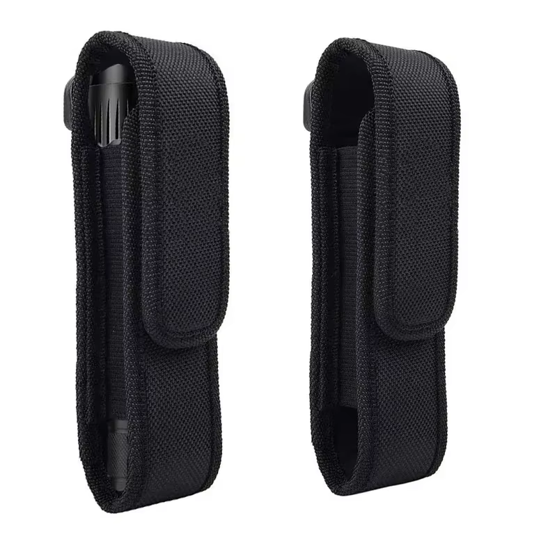 Funda táctica para linterna MOLLE – Portaequipos cinturón caza y montaña - imagen 3