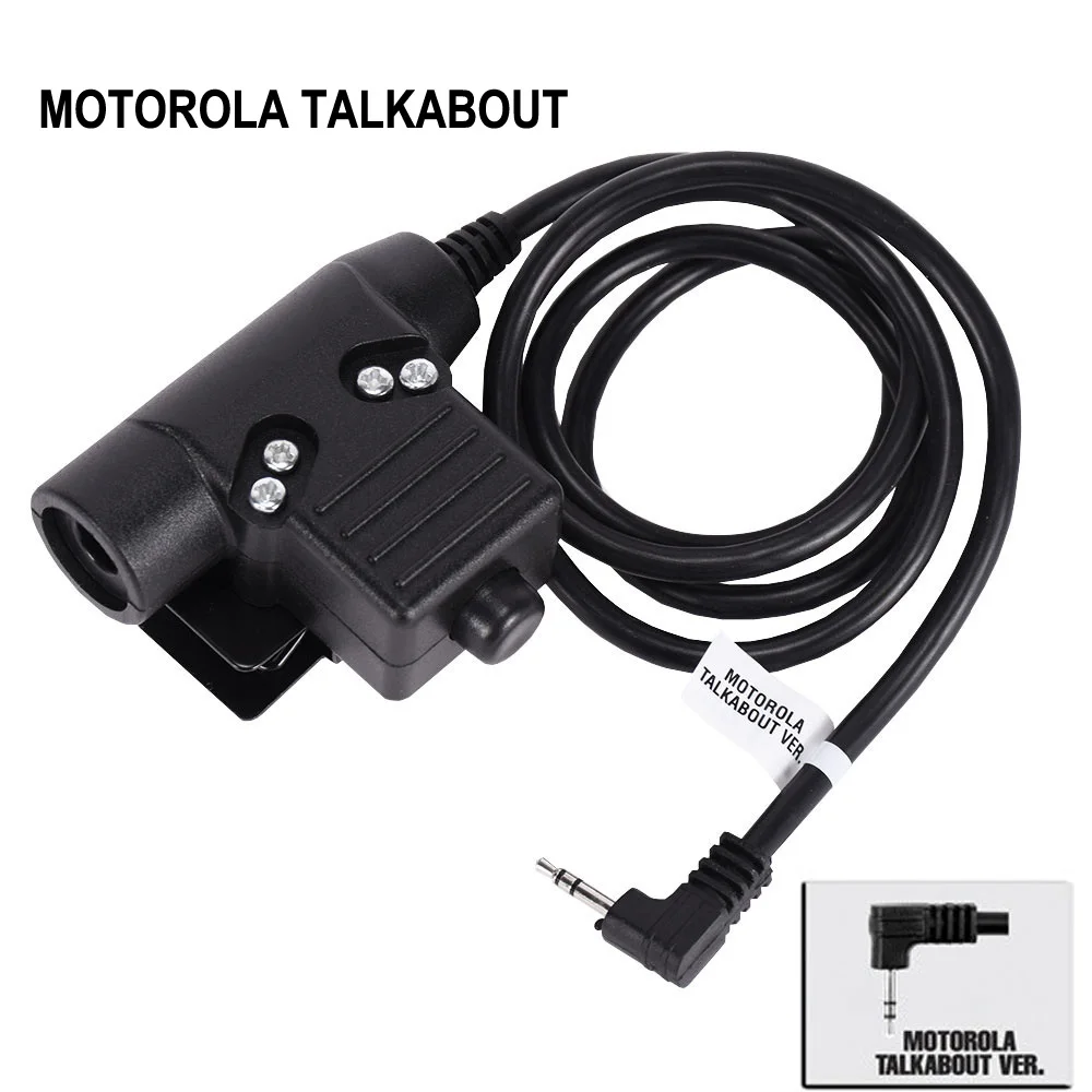 Adaptador U94 PTT para auriculares tácticos - Baofeng Kenwood ICOM - imagen 5