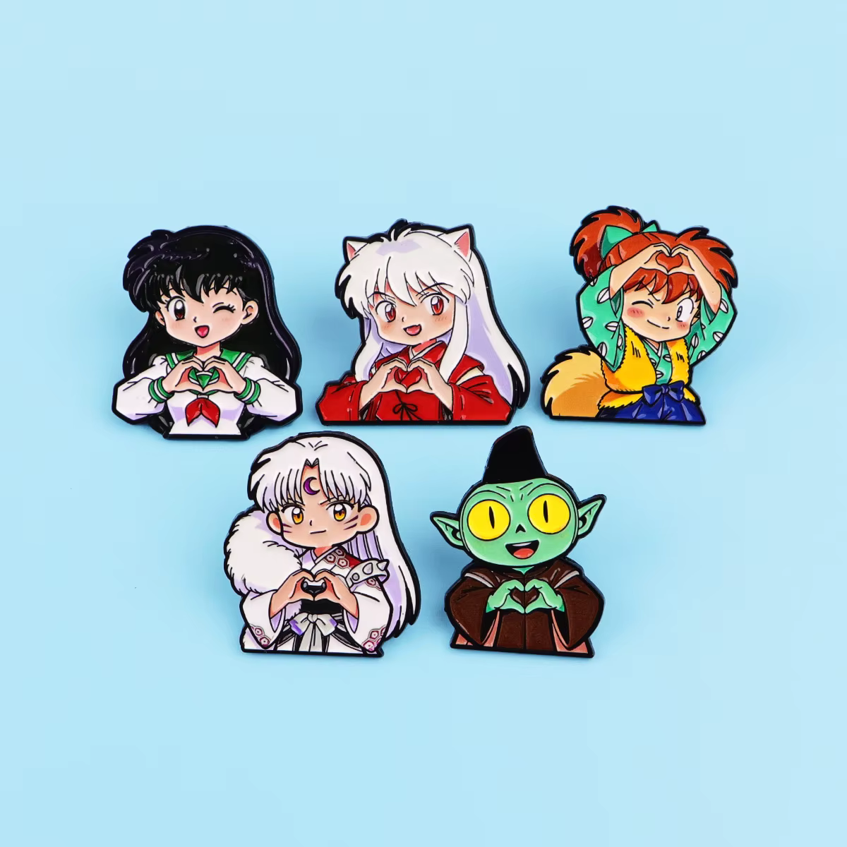 Pin de esmalte manga – Broche metálico decorativo para mochila y ropa - imagen 2