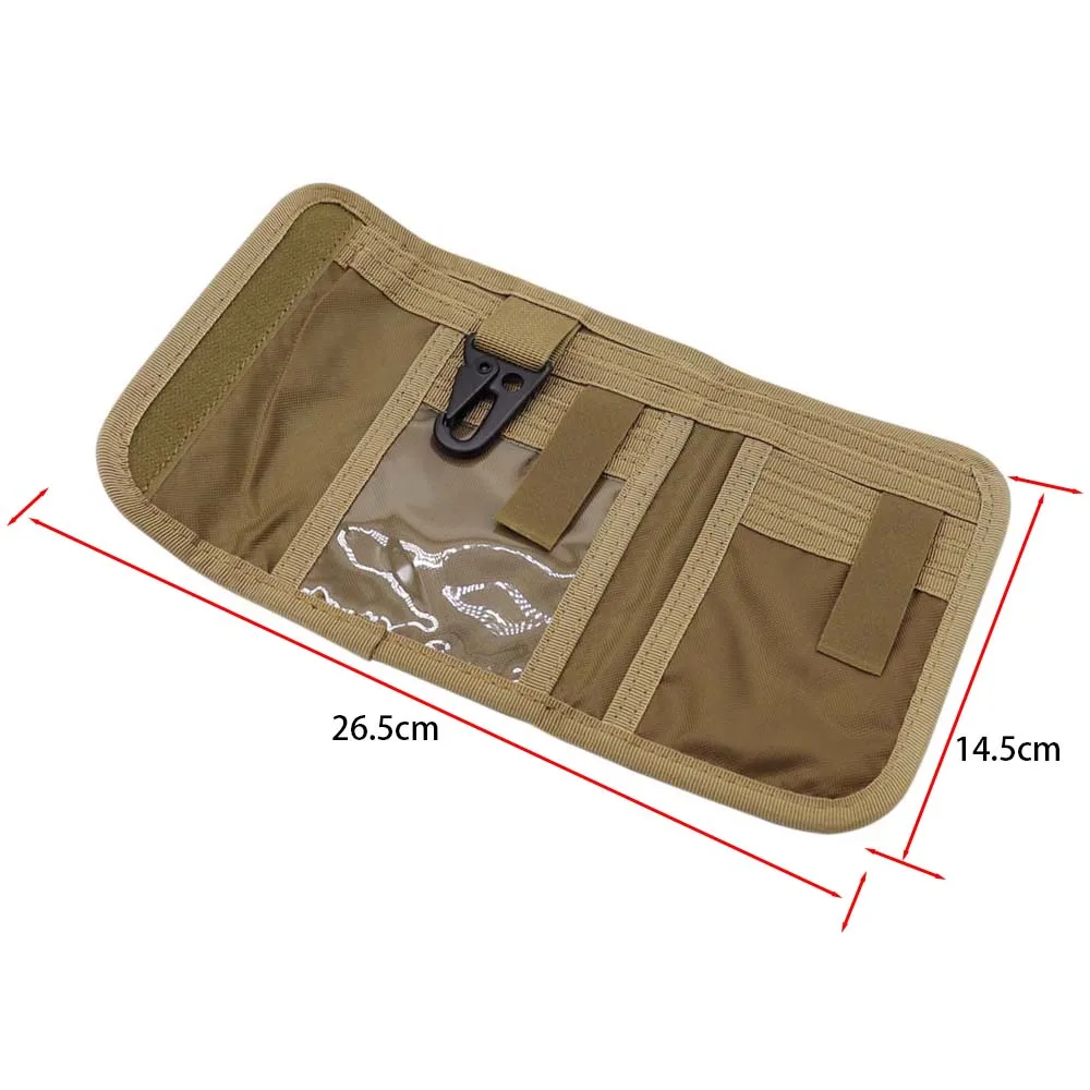 Fwoyonze Cartera táctica triple nailon con funda de identificación - imagen 3