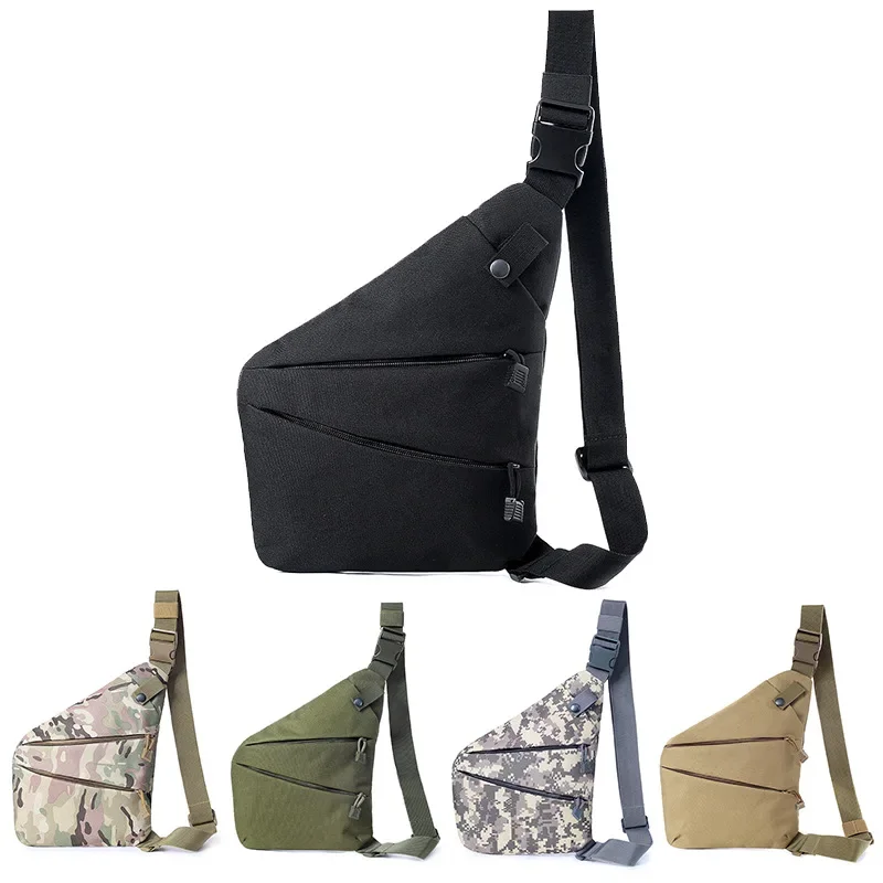 Funda de pistola táctica ambidiestra nylon para caza y tiro - imagen 4