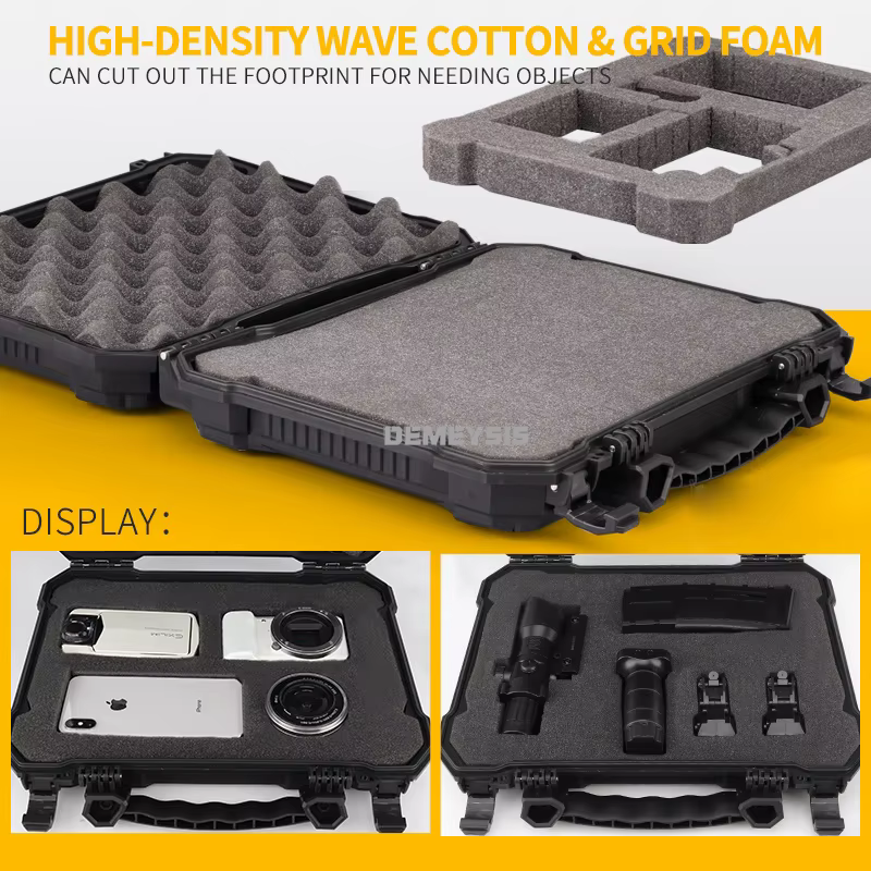 Estuche táctico impermeable para pistola con espuma acolchada - imagen 3