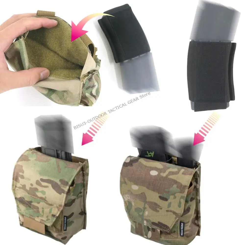 Chaleco táctico SUNSNOW con bolsa para cargadores elástico ligero - imagen 4