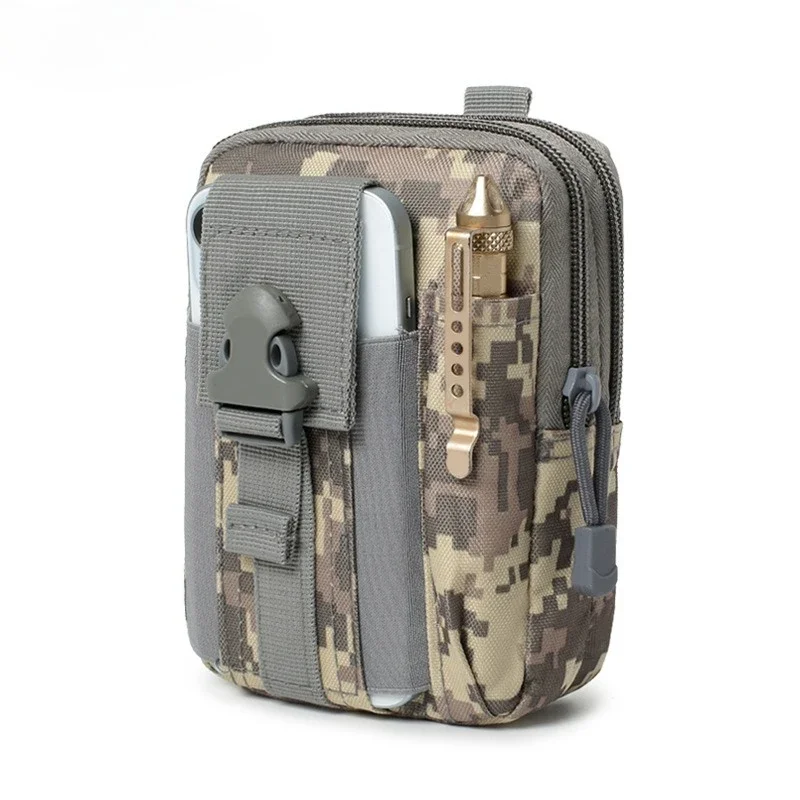 Riñonera táctica MOLLE con cinturón, bolsillo pequeño para hombre - imagen 5