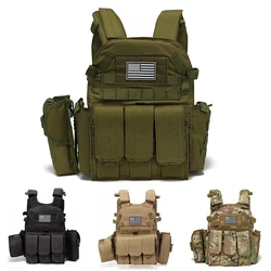 Chaleco táctico camuflaje Oxford alta densidad con correa ajustable