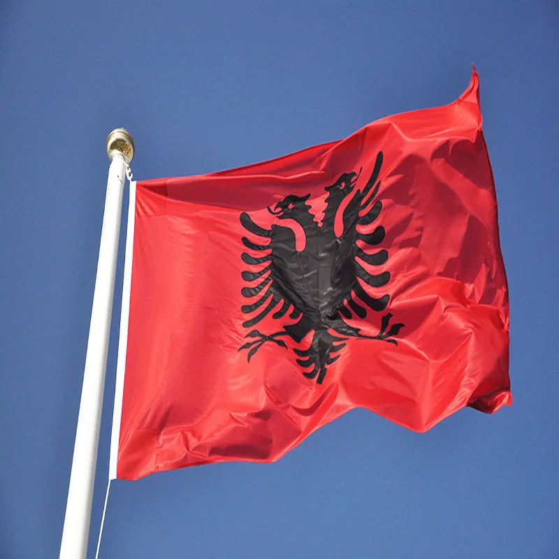 Bandera nacional de Albania 90x150 cm para exterior