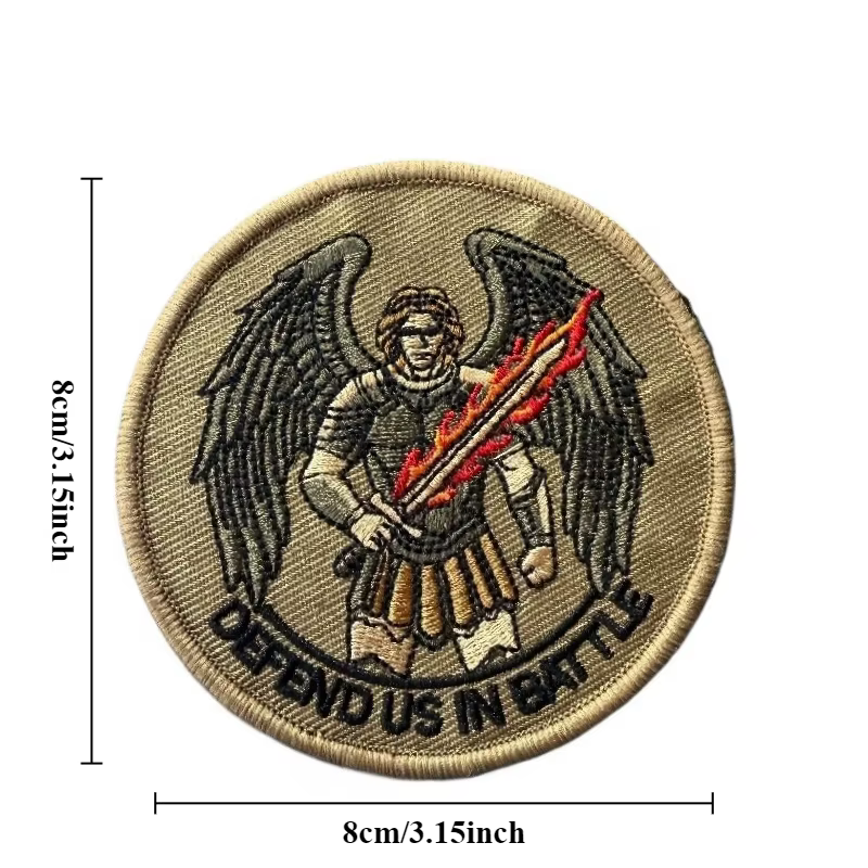 Angel Warrior Parche táctico bordado con gancho y bucle moral - imagen 2