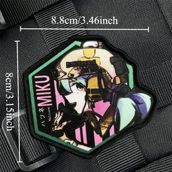 Parche táctico velcro Chica Anime para equipar