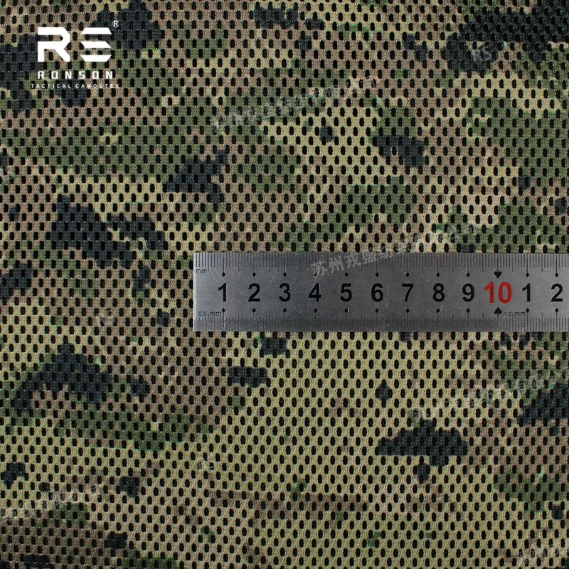 Tela táctica camuflaje CADPAT MT Woodland poliéster malla - imagen 4