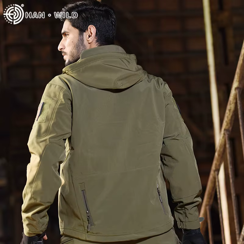 Chaqueta Softshell táctica para hombre - impermeable, forro polar - imagen 5