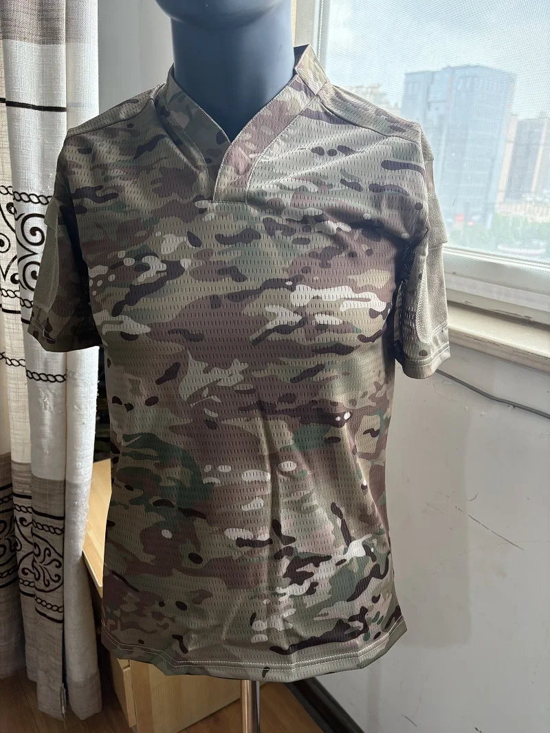 Camiseta táctica secado rápido manga corta para verano - imagen 4