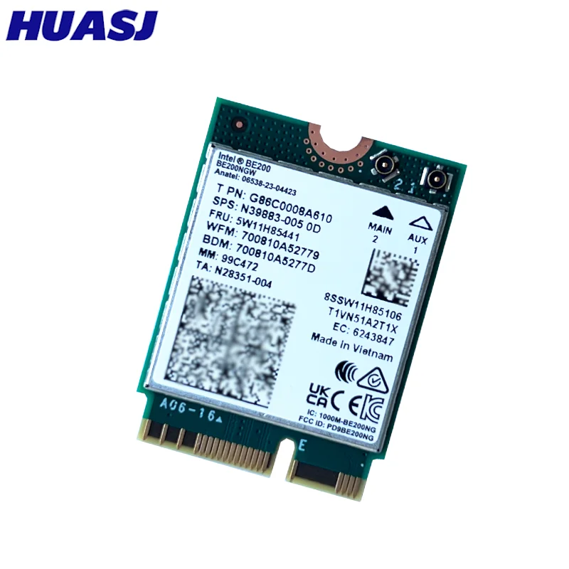 BE200 WiFi 7 - Conector M.2 NGFF para instalación en placa base