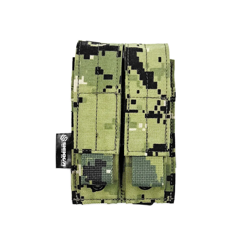 Funda MOLLE porta-cargadores 9 mm con soporte linterna - imagen 4