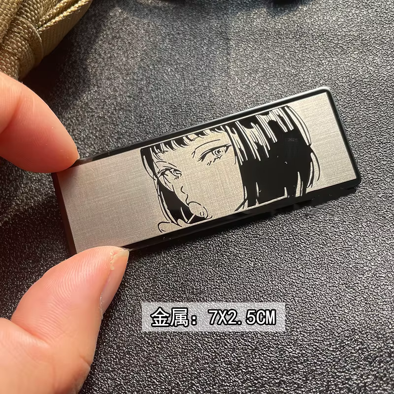 Spark Me – Parche táctico anime ojos metal piruleta para mochila chica - imagen 2