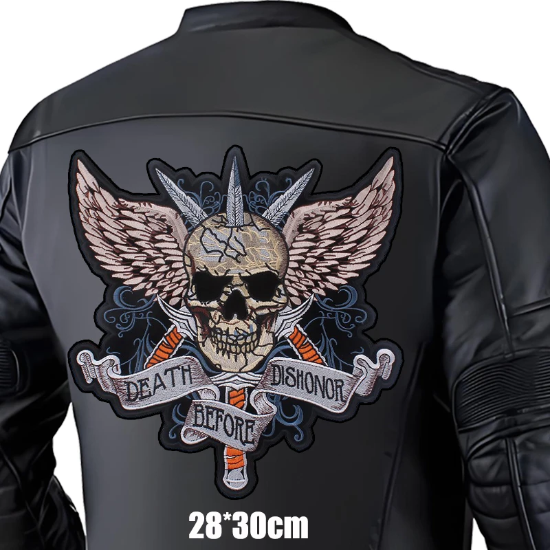 Parche bordado águila punk para chaqueta y jeans – Coser o planchar - imagen 4