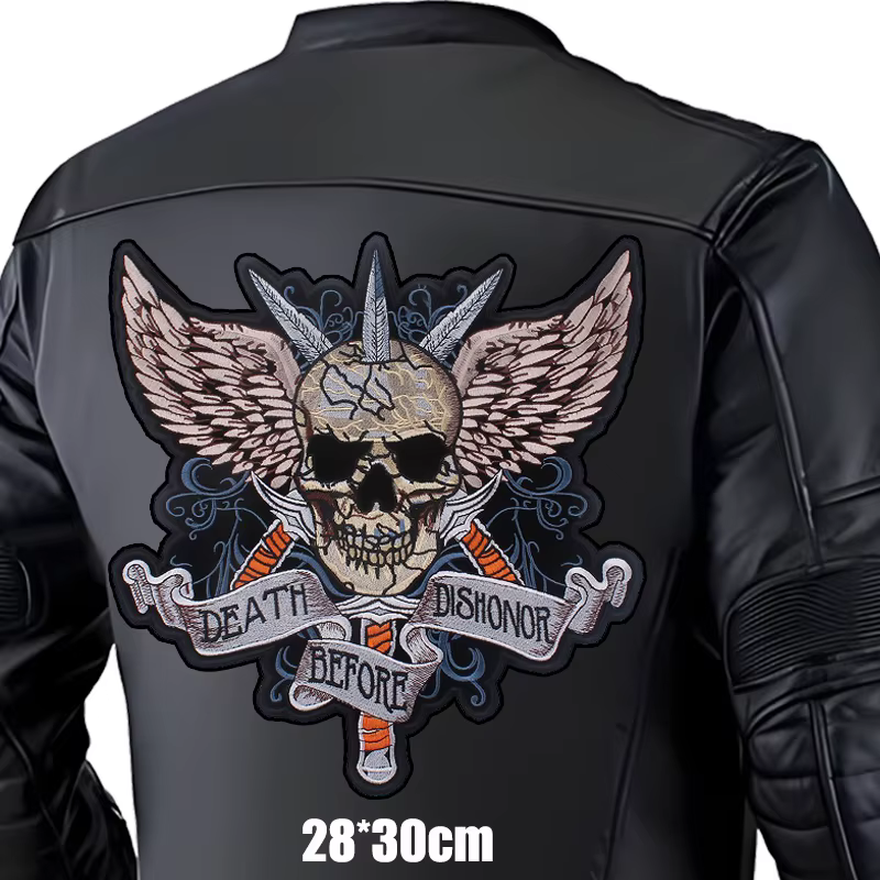 Parche bordado águila punk para chaqueta y jeans – Coser o planchar - imagen 4
