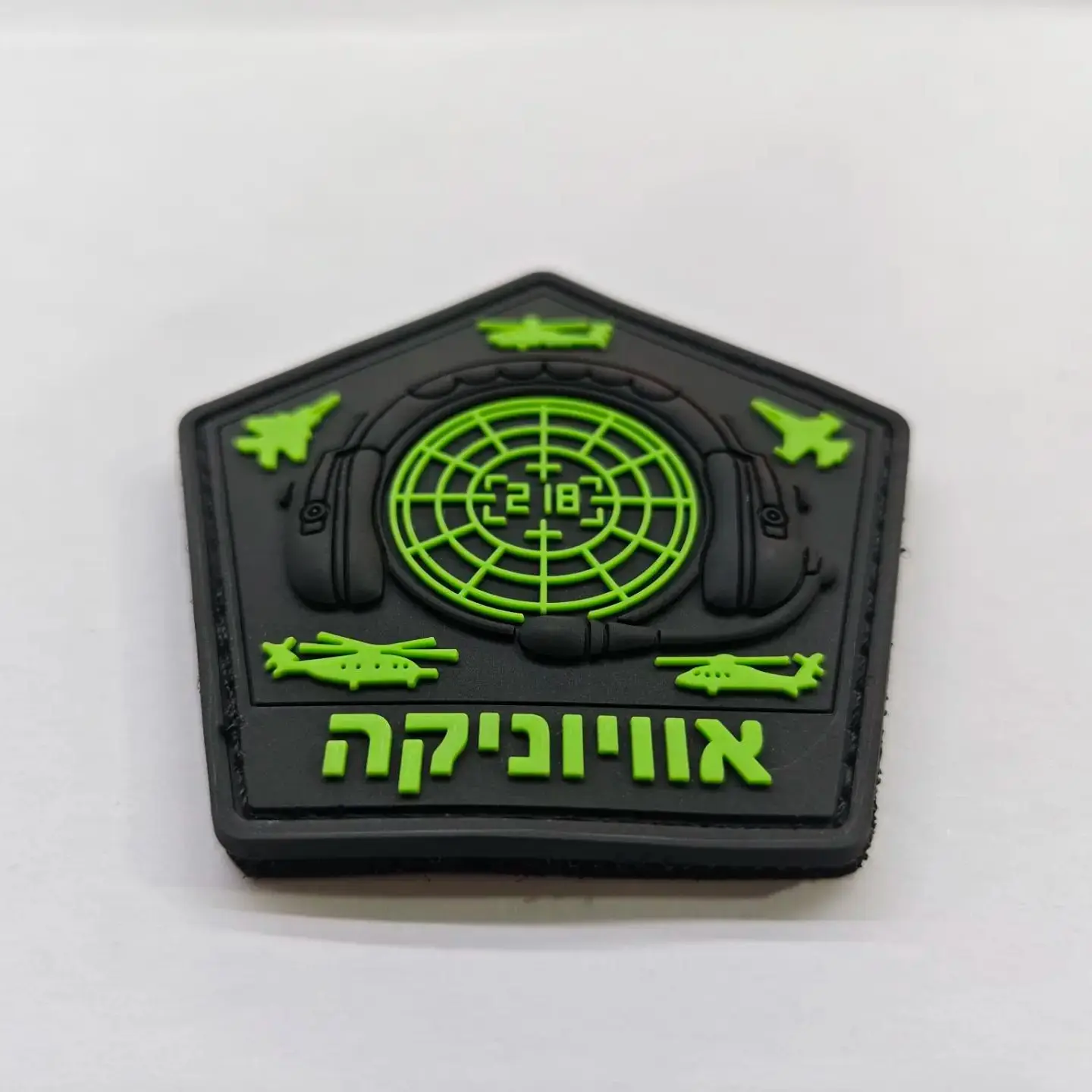 Parche táctico de PVC, silicona y goma con Velcro gancho-bucle - imagen 3