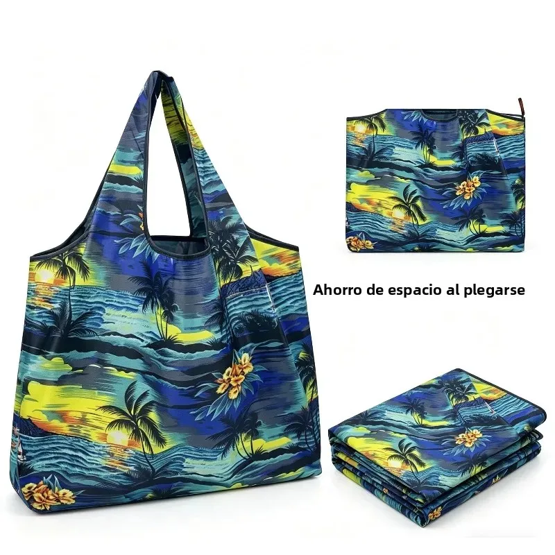 Bolsa plegable táctica de tela Oxford con gran capacidad y estampado - imagen 4