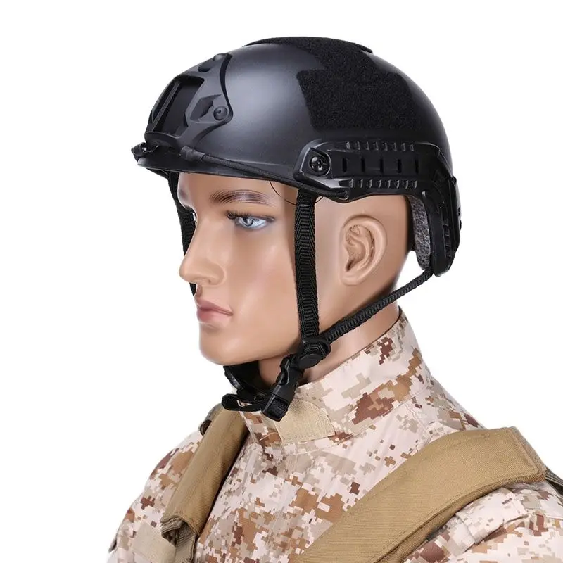 Casco táctico protector MH para airsoft, paintball, aire libre y moto - imagen 4