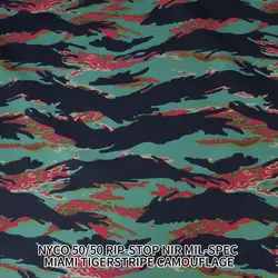 Tela táctica ripstop camuflaje Miami para uniforme militar