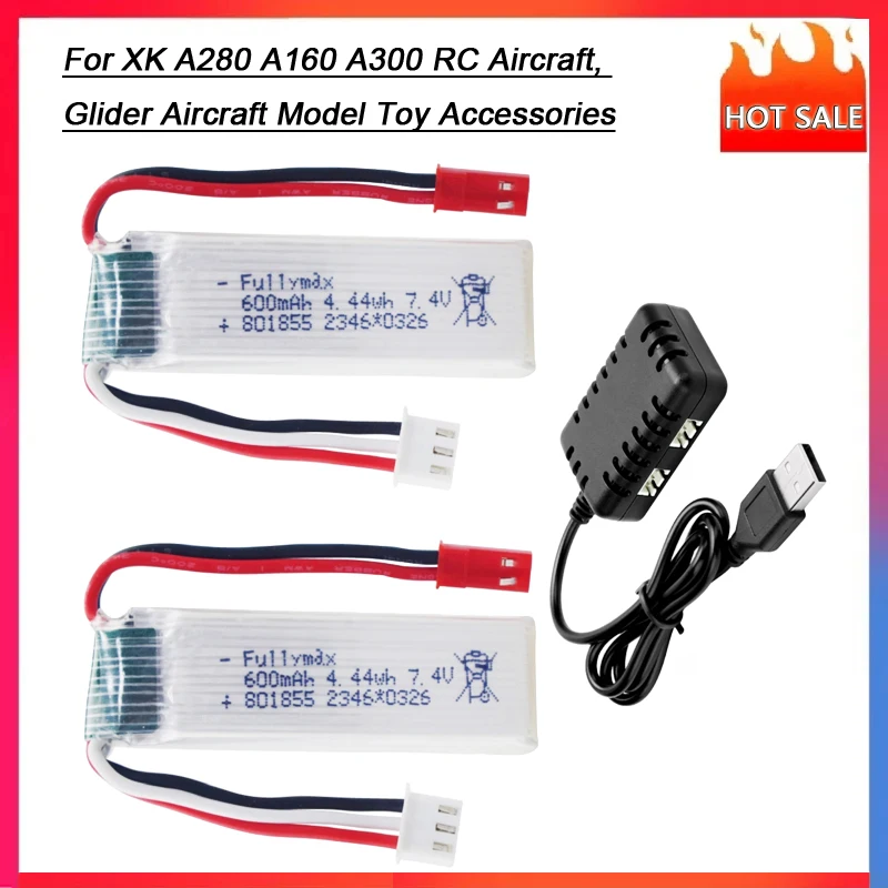 Batería LiPo 2S con conector JST-2P