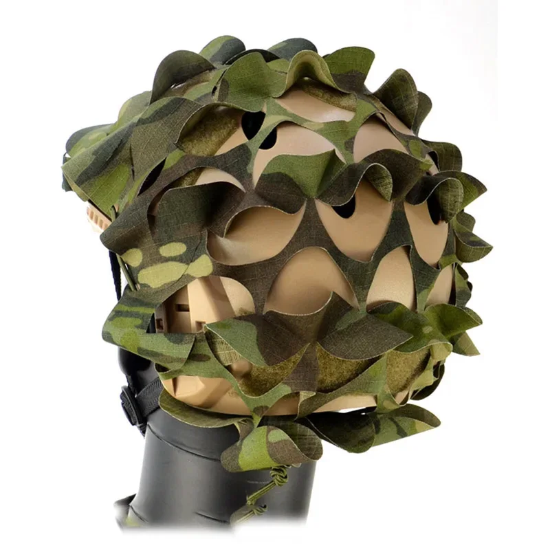 Manta 3D para Casco Táctico FAST – Camuflaje cortado con láser