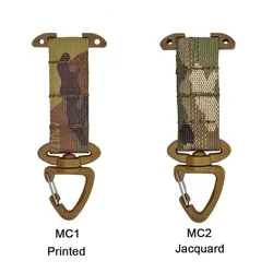 Gancho triangular MOLLE para cinturón, chaleco y llavero táctico