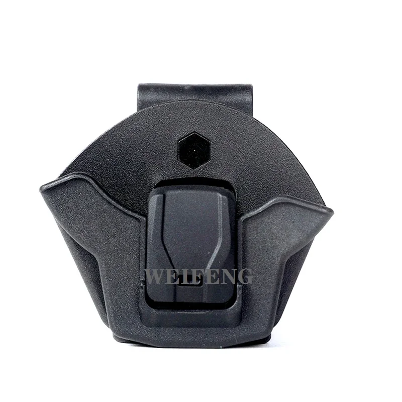 Funda tactica MOLLE PA66 para esposas y grilletes con tapa abierta