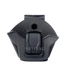 Funda tactica MOLLE PA66 para esposas y grilletes con tapa abierta