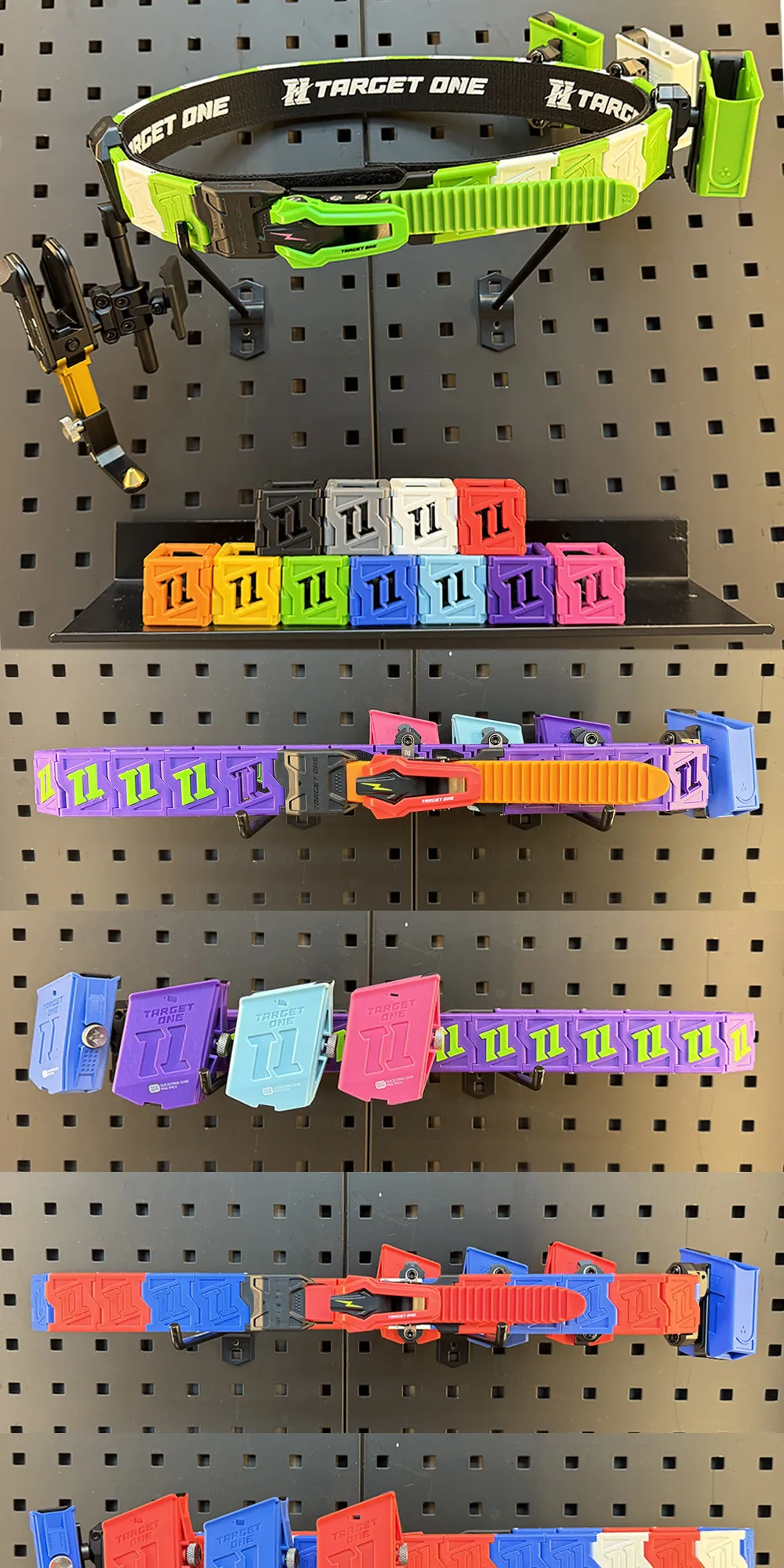 Opciones de color del cinturón de tiro modular