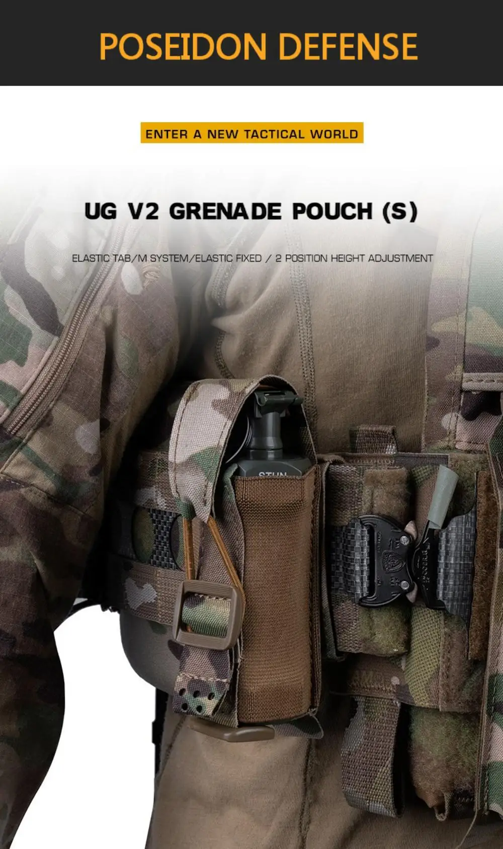 Bolsa táctica POSEIDON DEFENSE UG V2