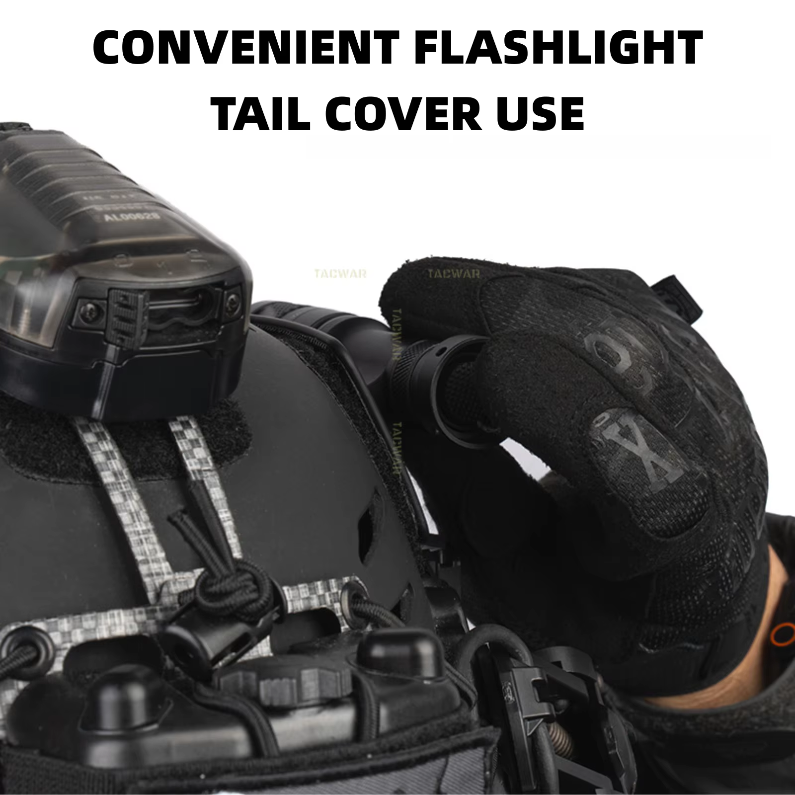 Adaptador montaje linterna táctica Surefire Scout para casco con rosca - imagen 4