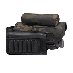 Reposamanos táctico MOLLE con bolsa de culata y porta cargador