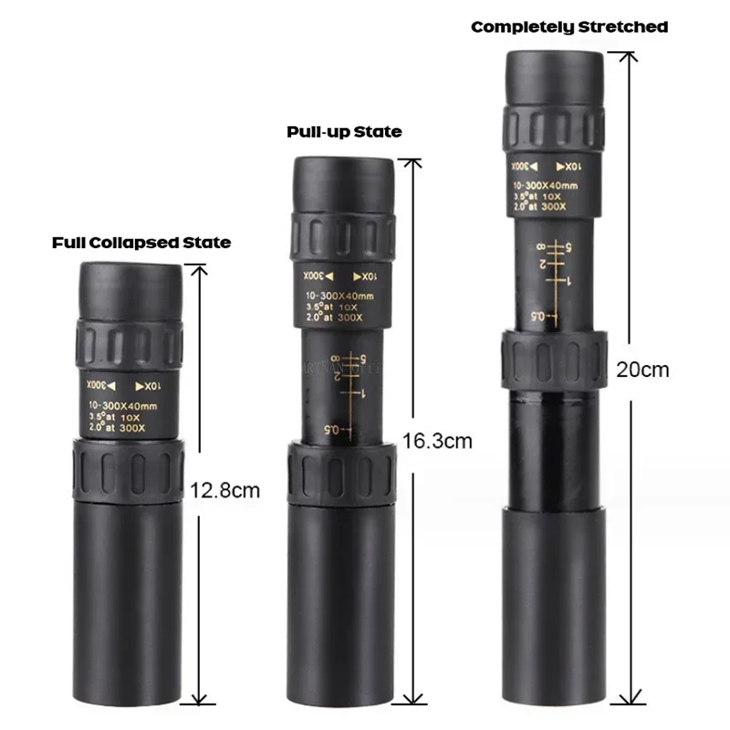 Monocular HD con zoom, trípode y clip para teléfono exteriores - imagen 5