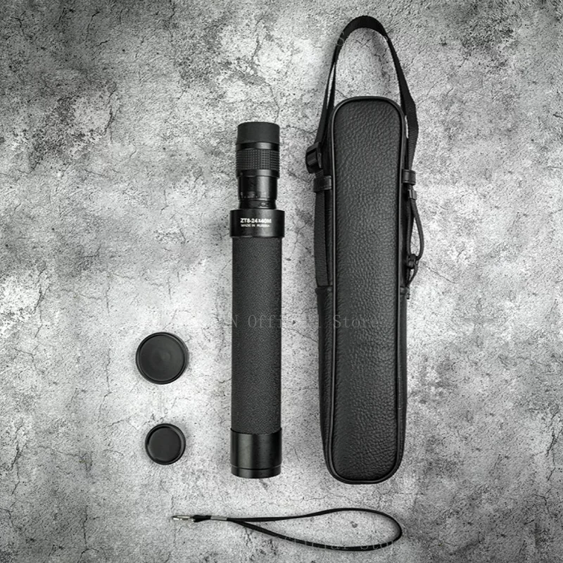Monocular con zoom 8-24x40 para caza, camping y exteriores duraderos - imagen 3