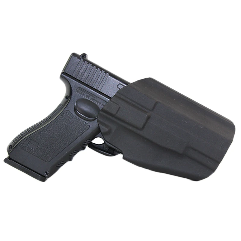 Vista del portaholster con clip de cinturón