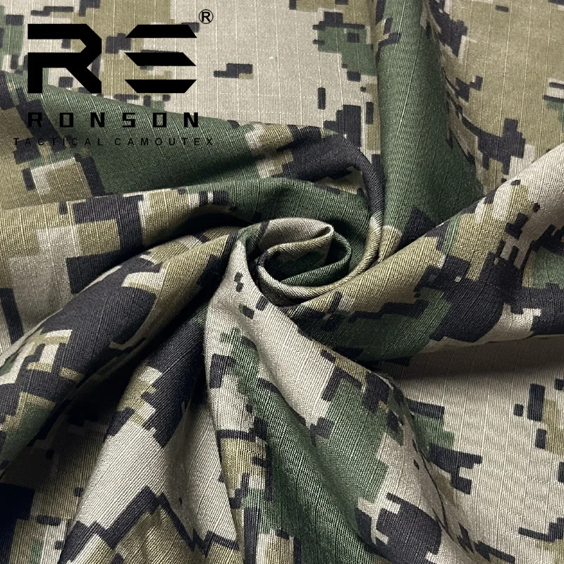 Tela táctica ripstop camuflaje mexicano NYCO para uniformes - imagen 3