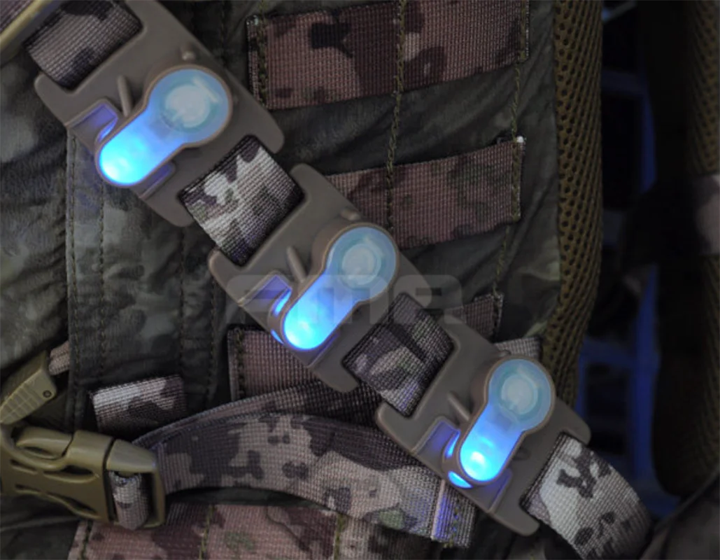 Luces estroboscópicas tácticas de advertencia impermeables con MOLLE