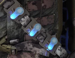 Luces estroboscópicas tácticas de advertencia impermeables con MOLLE