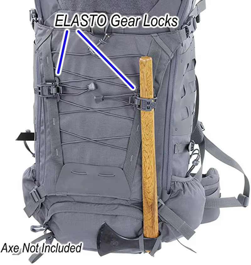 Clip MOLLE interno táctico para mochila y equipo de campaña - imagen 2