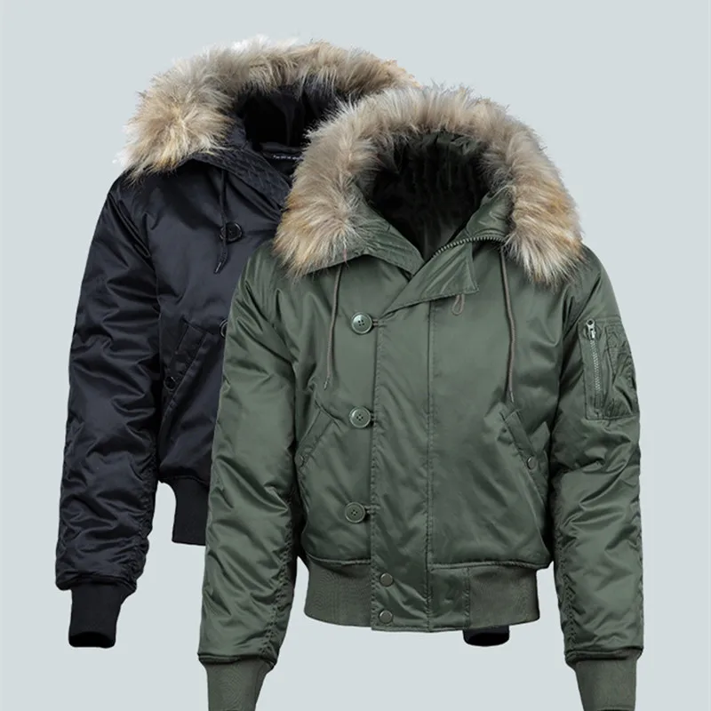 Chaqueta N2B militar polar con capucha – Hombre táctica - imagen 5