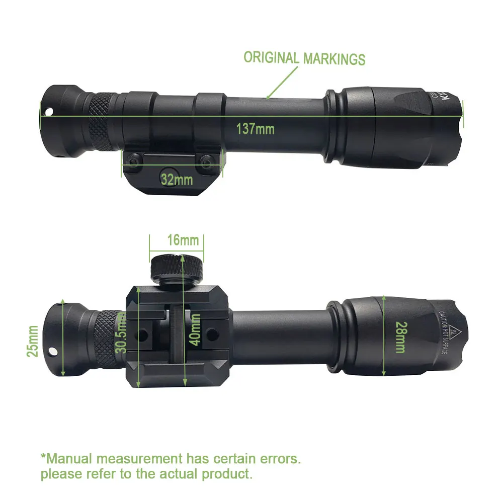SOTAC GEAR M600C linterna táctica LED blanca con interruptor remoto - imagen 2