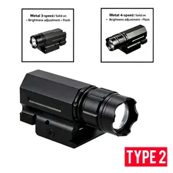 Linterna Táctica Surefire XC1 XC2 LED QD con Riel Picatinny