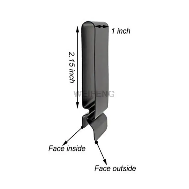 Cinturón táctico metal 2 pulgadas funda pistola clip caza