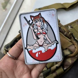 Parche táctico diseño mujer para insignia de moral Velcro