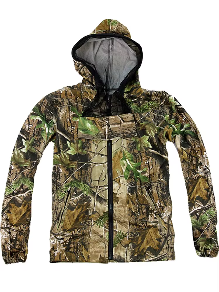 Traje ghillie para caza primavera-otoño con capucha antimosquitos - imagen 2