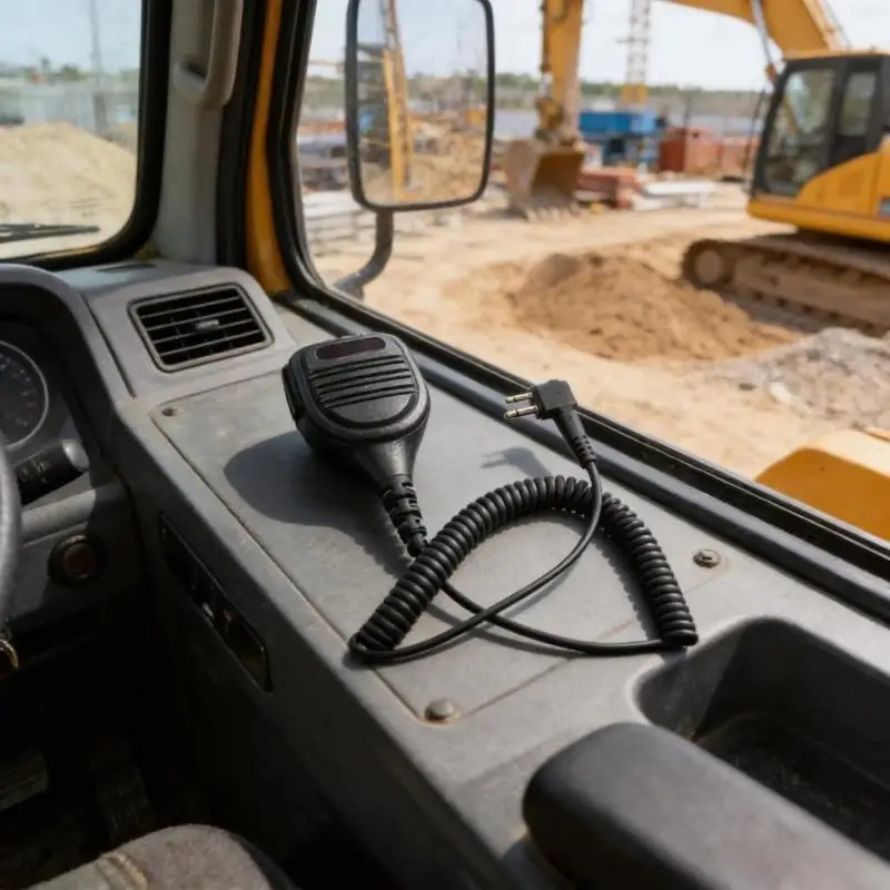 Altavoz micrófono PTT walkie talkie para radios GP2000/CP200 - imagen 3