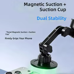 Soporte magnético de cuello para móvil, ajustable y articulado